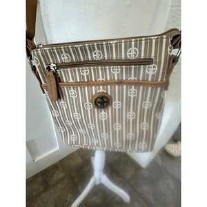 GIANI BERNINI Tonal Signature Canvas Crossbody Preowned